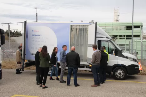 CRYOCITY von Carbagas - Nachhaltige Transportkühlung mit Trockeneis