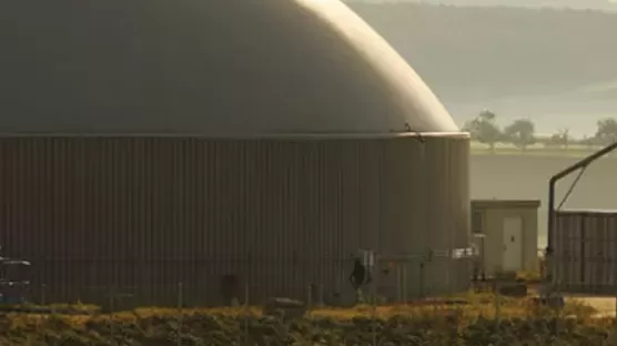 Umwandlung von Biogas zu Biomethan