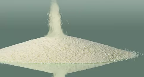 Fettkristallisation Weißes Fettpulver