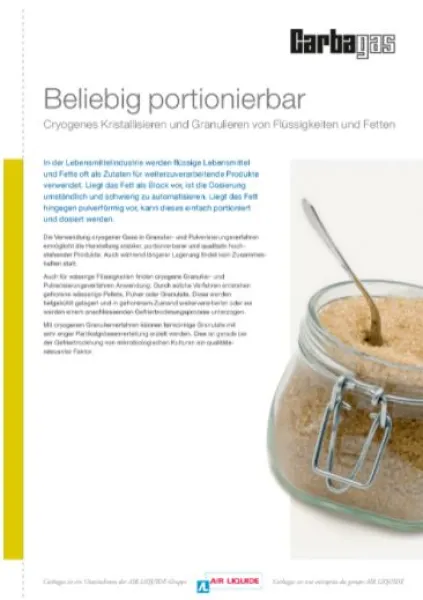 Broschüre beliebig portionierbar