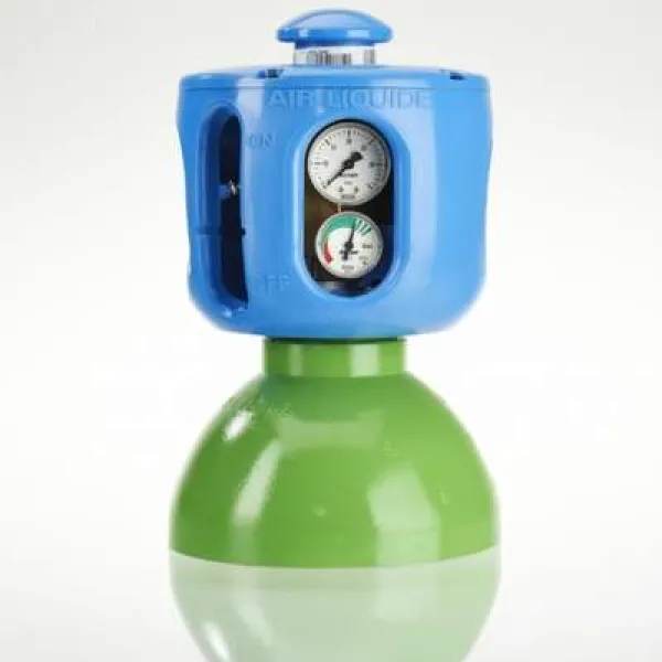 Flaschenkopf einer Gasflasche