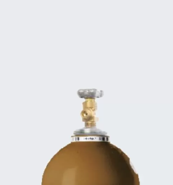 Helium Gasflasche brown braun