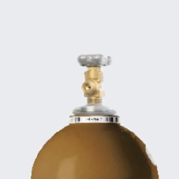 Helium Gasflasche brown braun